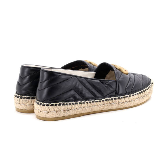 Gucci Women's GG Marmont Espadrilles Matelasse Leather - Picture 3 of 5
